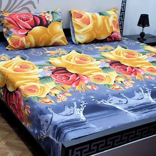 3D-Crystal Bed Sheets-B144