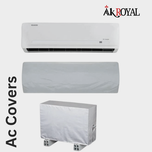 AC Cover - (Inner + Outer Unit Set) - Silver Grey