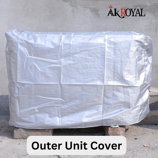 AC Cover - (Inner + Outer Unit Set) - Silver Grey