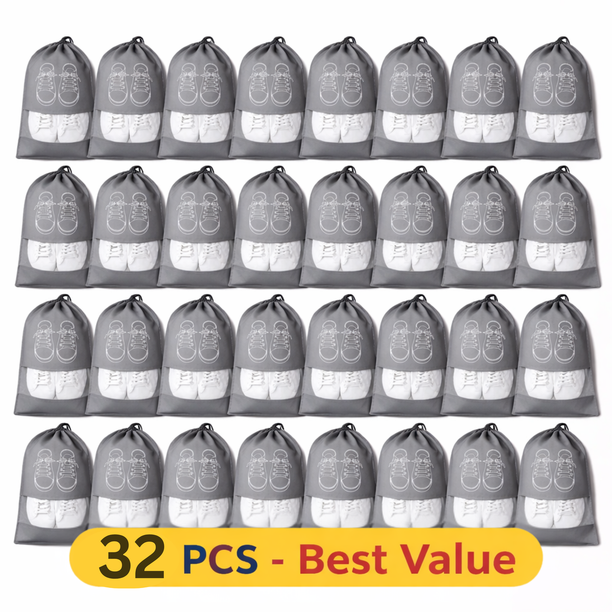 8 Pcs Travel Shoe Storage Bag