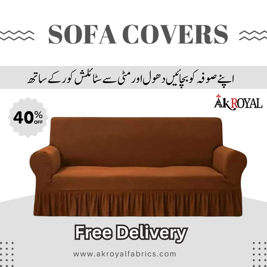 Turkish Style Mesh Sofa Cover – Copper