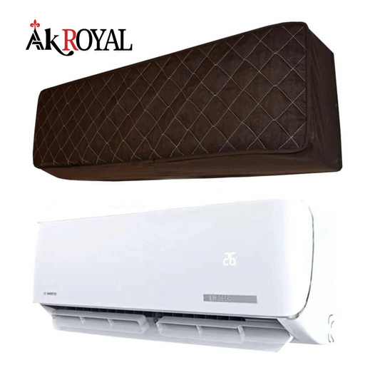 Quilted AC Cover - Dark Brown