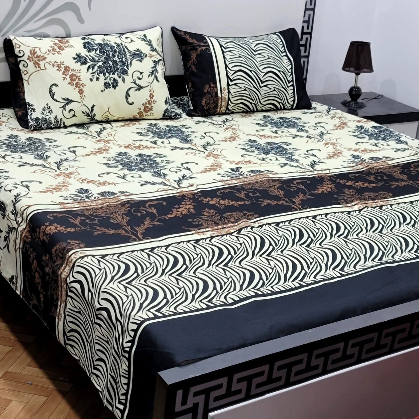 3D-Crystal Bed Sheets-B127