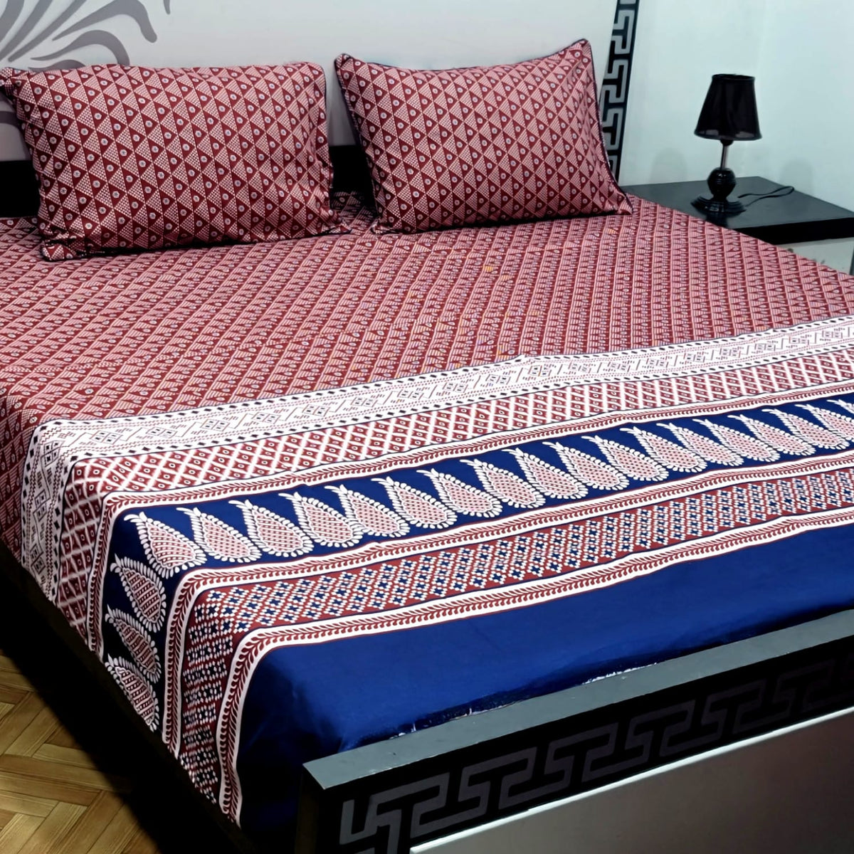 3D-Crystal Bed Sheets-B129