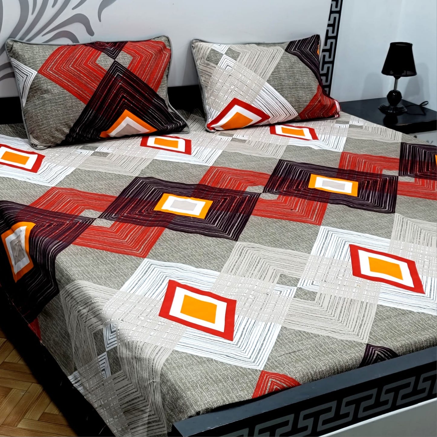 3D-Crystal Bed Sheets-B135
