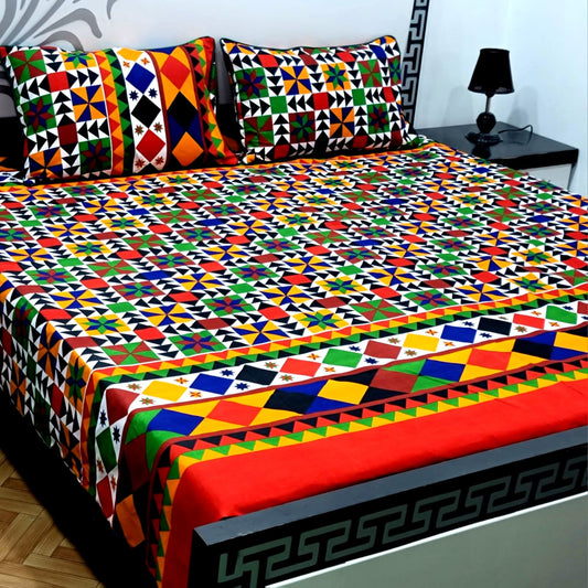 3D-Crystal Bed Sheets-B139