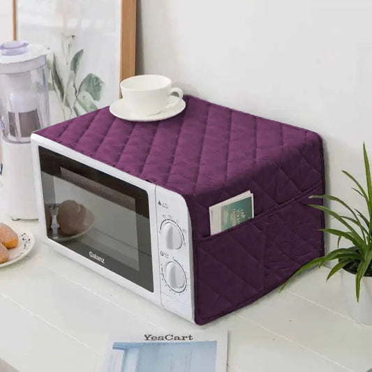 Quilted Cotton Microwave Oven Cover