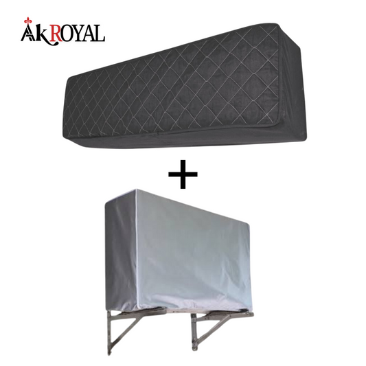 Quilted AC Cover - Grey