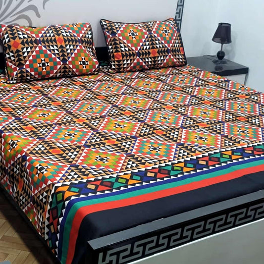 3D-Crystal Bed Sheets-B113