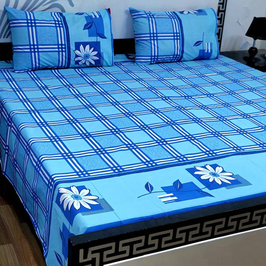 Export Quality Pure Cotton Bedsheets B110