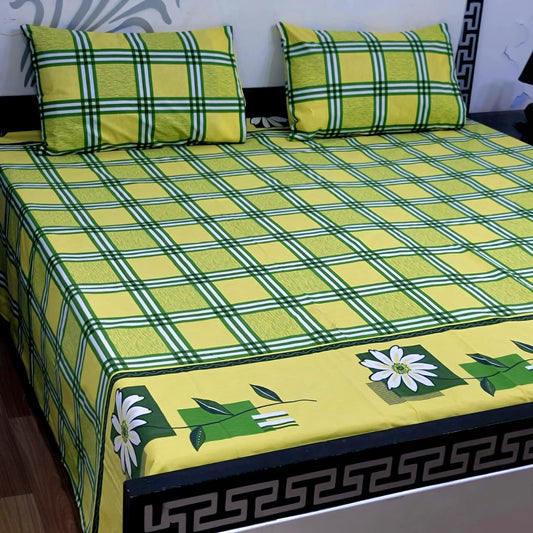 Export Quality Pure Cotton Bedsheets B114