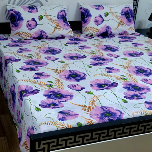 Export Quality Pure Cotton Bedsheets B132