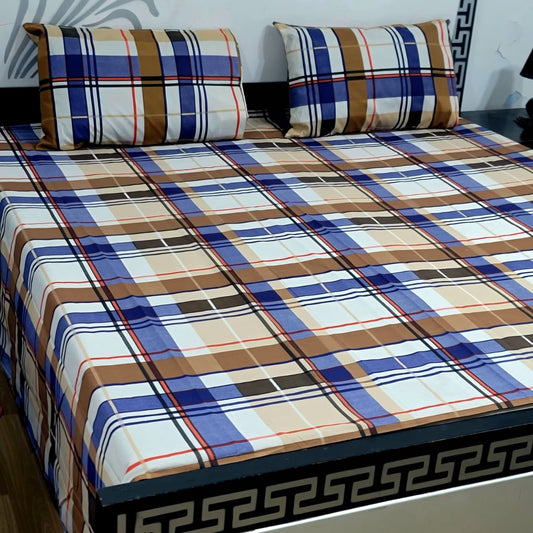 Export Quality Pure Cotton Bedsheets B138