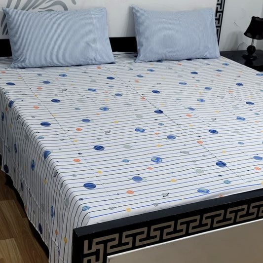 Export Quality Pure Cotton Bedsheets B142