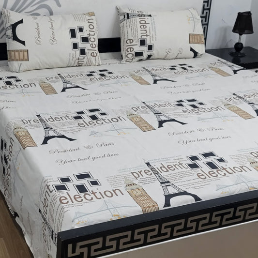Export Quality Pure Cotton Bedsheets B150