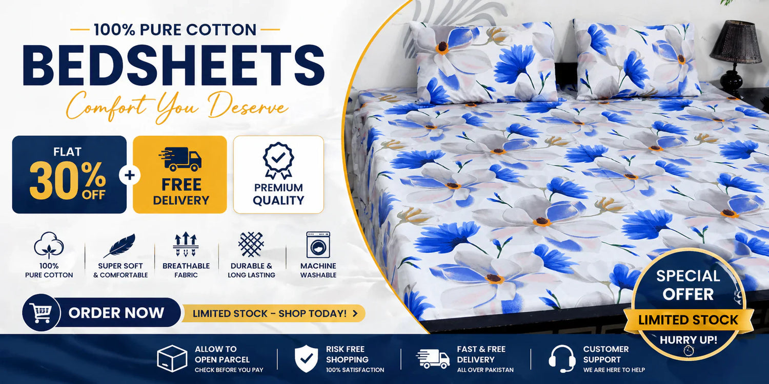 Pure Cotton Bedsheets