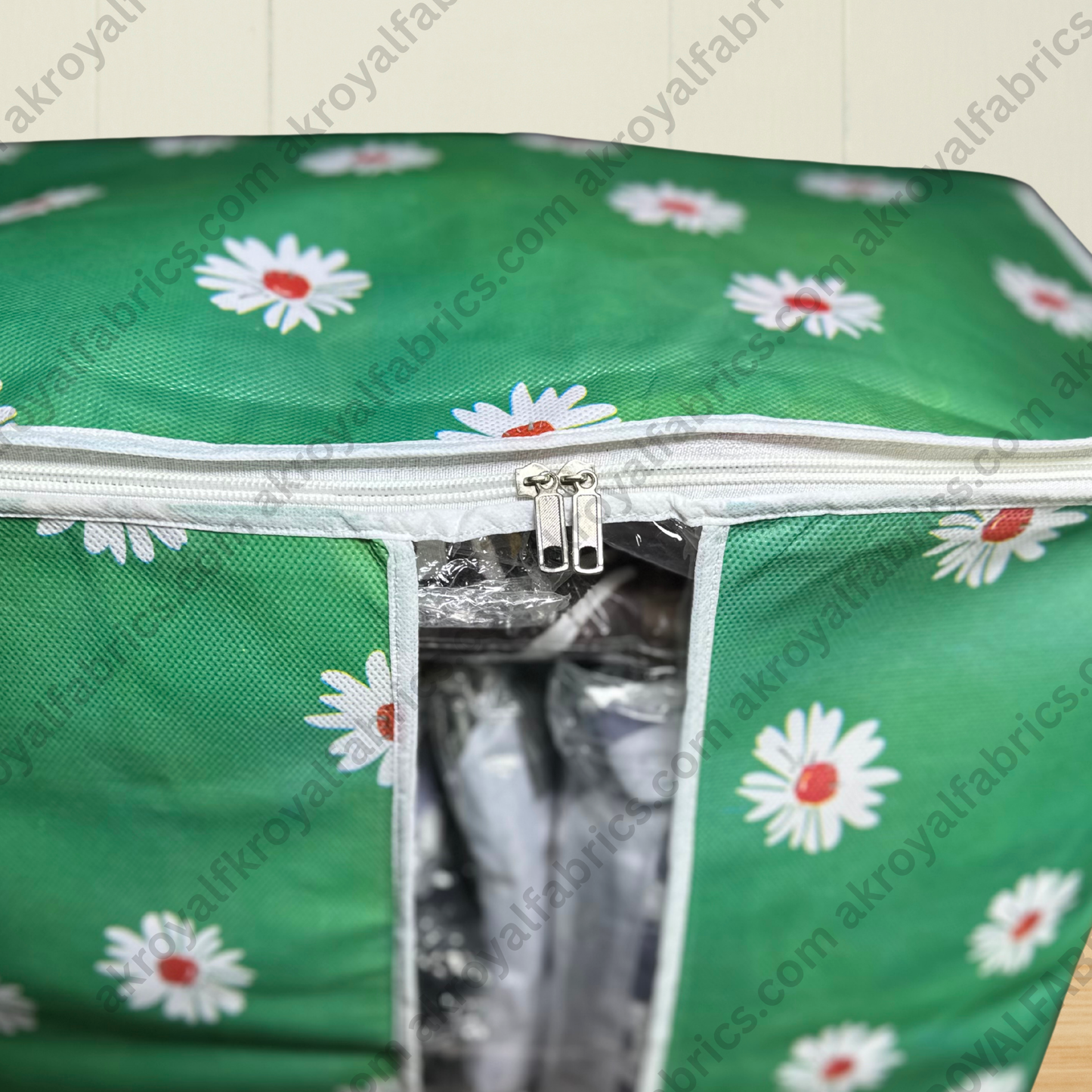 Durable Non-Woven Storage Organizer –  Floral Design