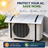 AC Outdoor Unit Thermal Cover | UV Resistant Reflective Heat Protection Cover for Air Conditioner Outdoor Unit