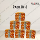 Durable Non-Woven Storage Organizer – Orange Floral Design
