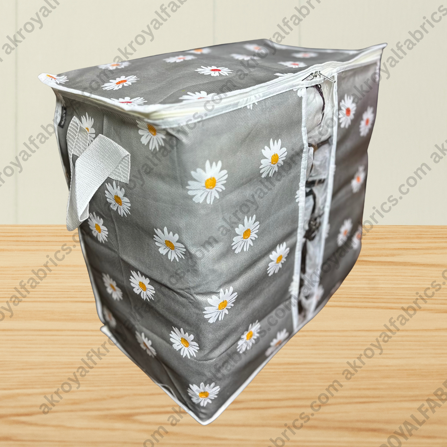 Durable Non-Woven Storage Organizer –  Floral Design
