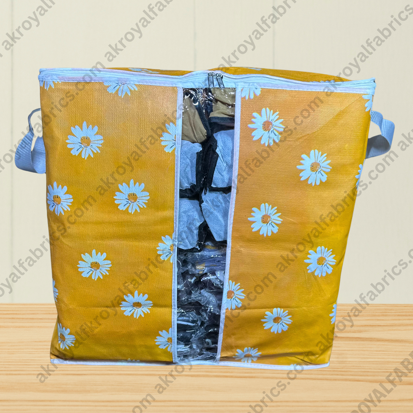 Durable Non-Woven Storage Organizer –  Floral Design