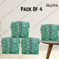 Durable Non-Woven Storage Organizer – Green Floral Design