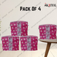 Durable Non-Woven Storage Organizer – Pink Floral Design