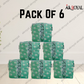 Durable Non-Woven Storage Organizer – Green Floral Design