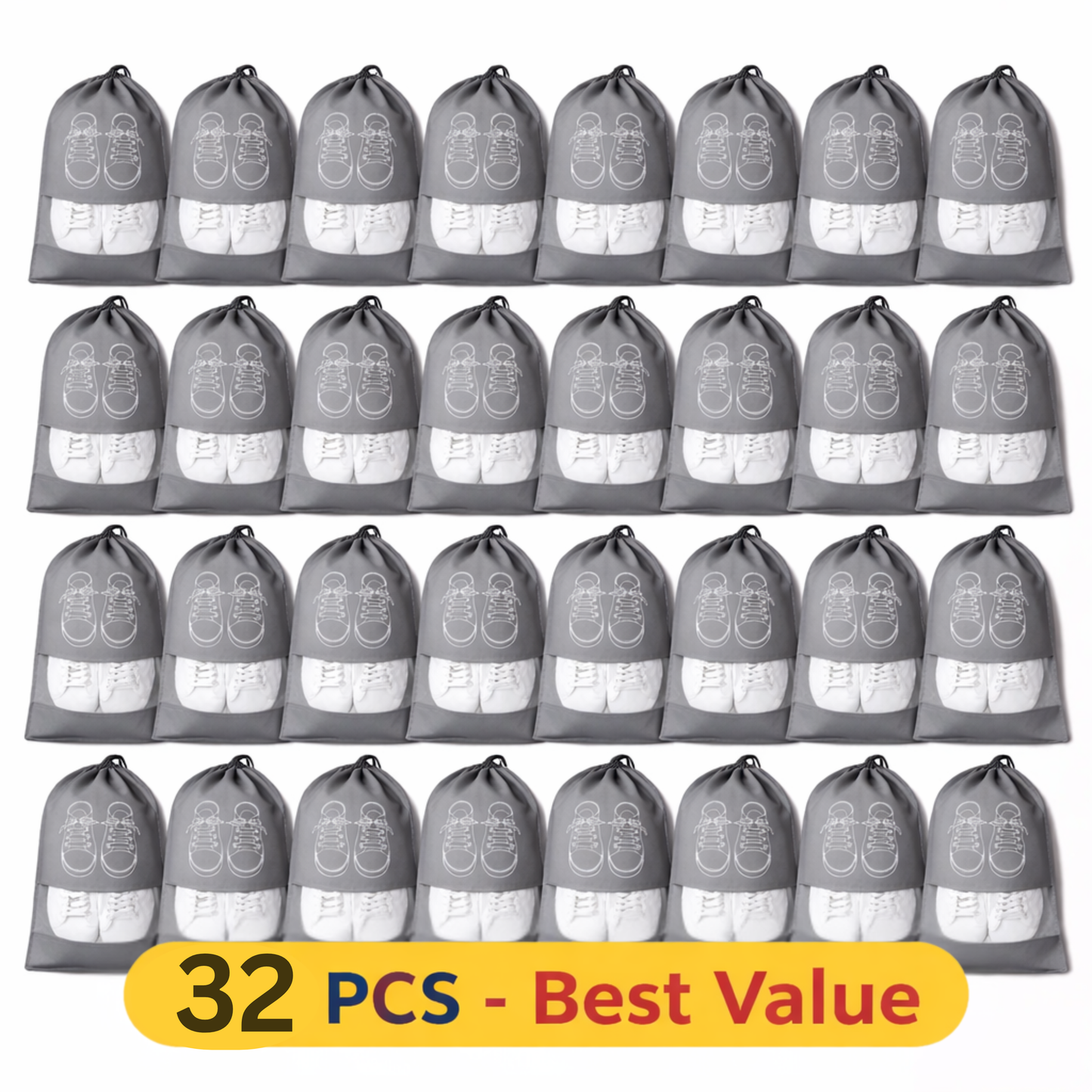 8 Pcs Travel Shoe Storage Bag