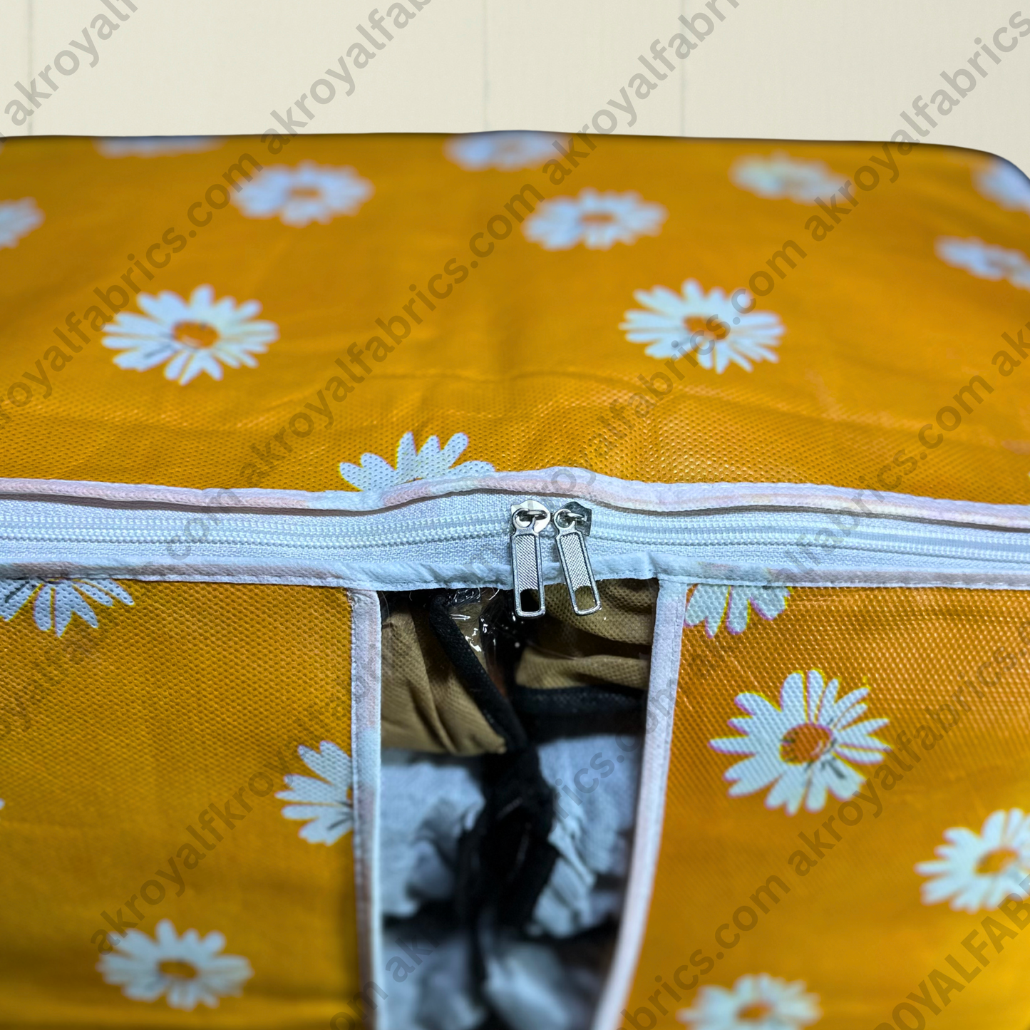 Durable Non-Woven Storage Organizer –  Floral Design