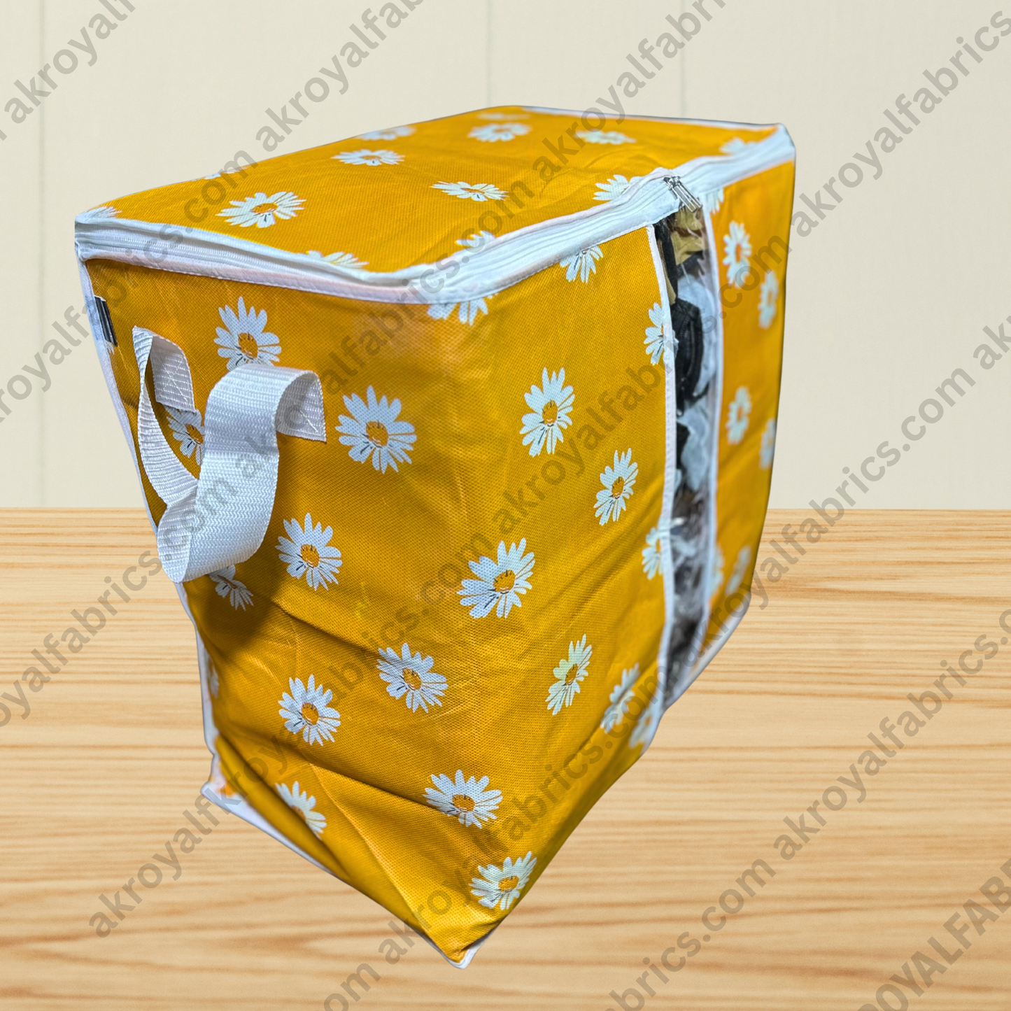 Durable Non-Woven Storage Organizer –  Floral Design