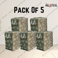Durable Non-Woven Storage Organizer – Grey Floral Design