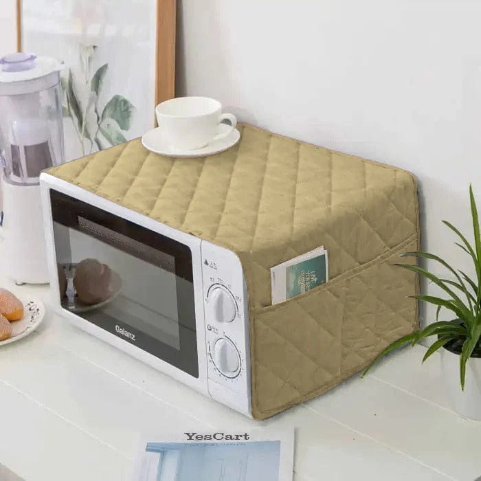 Quilted Cotton Microwave Oven Cover