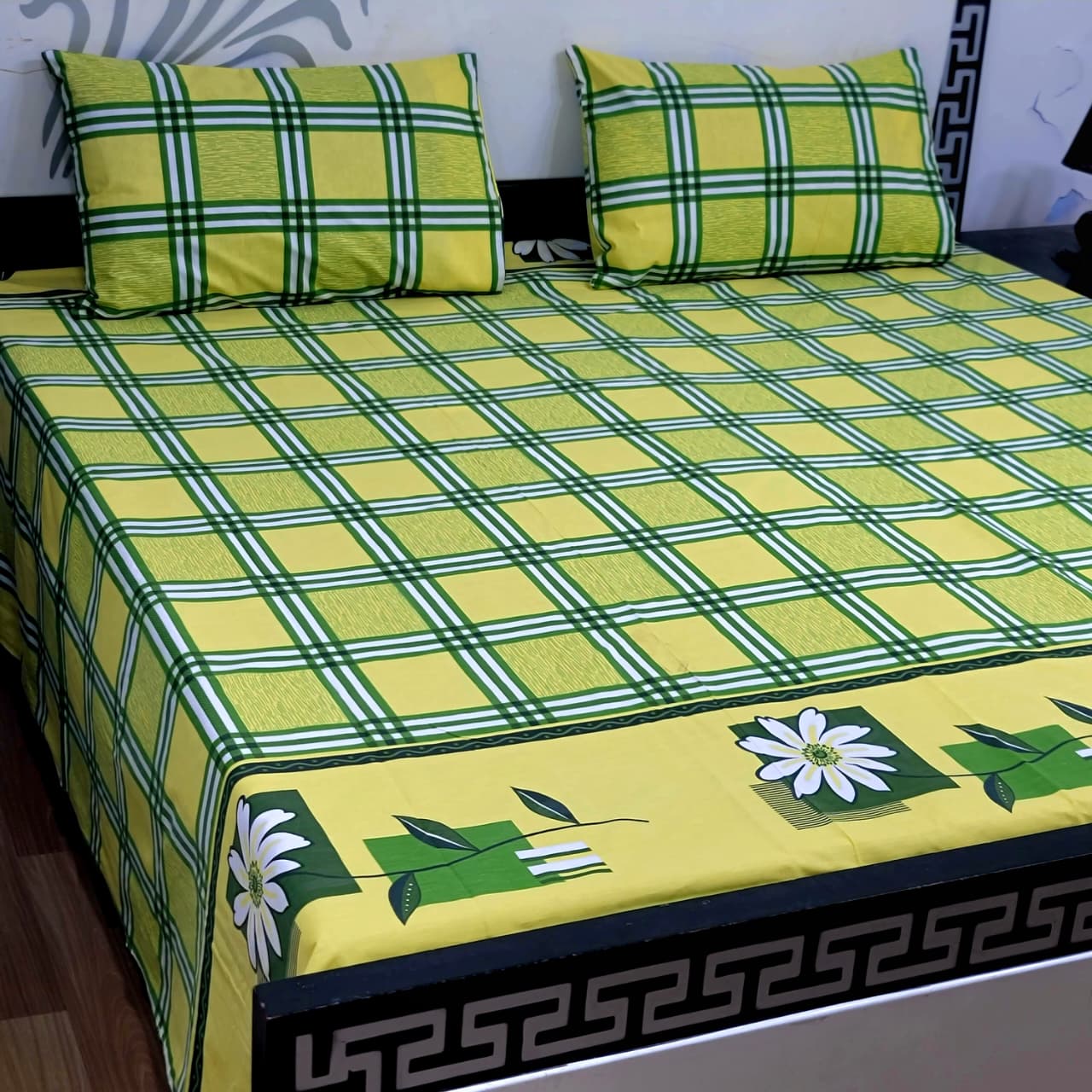 Export Quality Pure Cotton Bedsheets B114